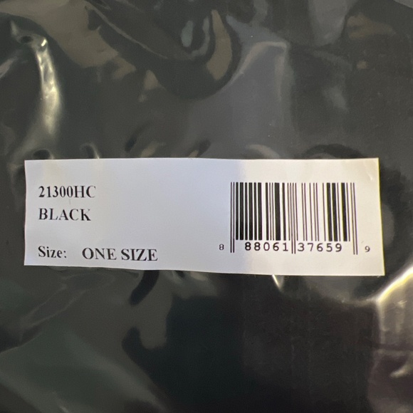 Scarf, Infinity, black cashmere, Portolano, NWT - Picture 6 of 8